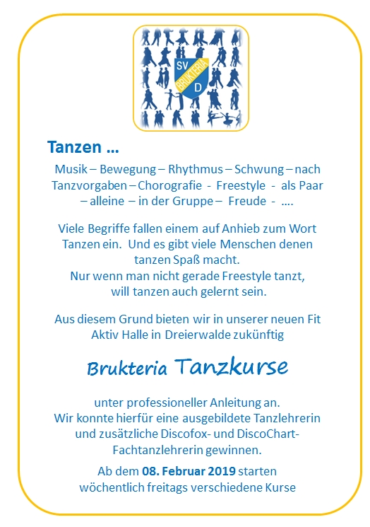 20190118 15 30 Breitensport Flyer Tanzkurse Deckblatt