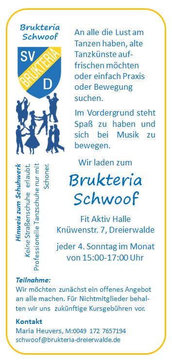 Brukeria Schwoof Flyer